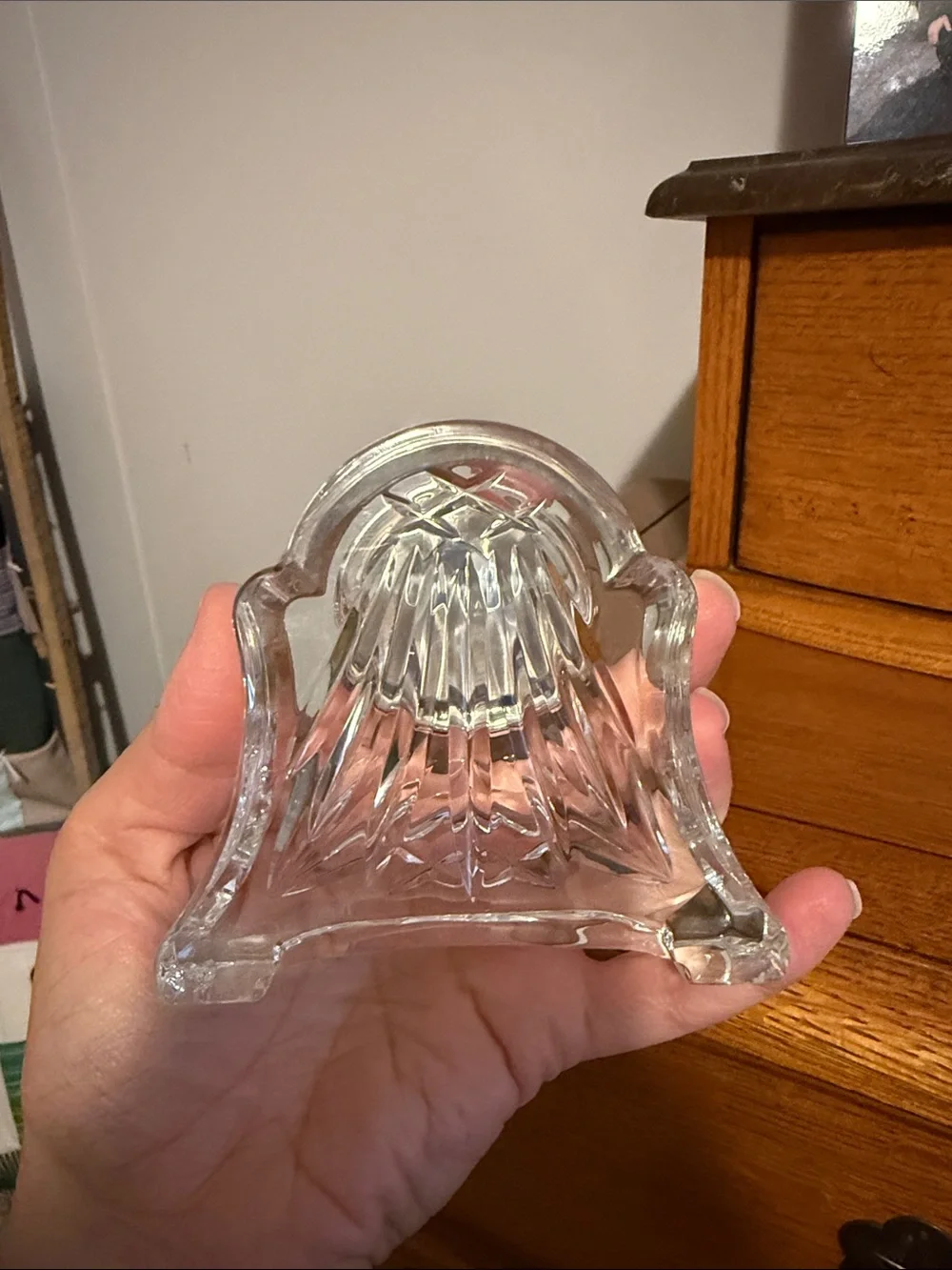Waterford Crystal Mantel Clock with Gold-tone Bezel